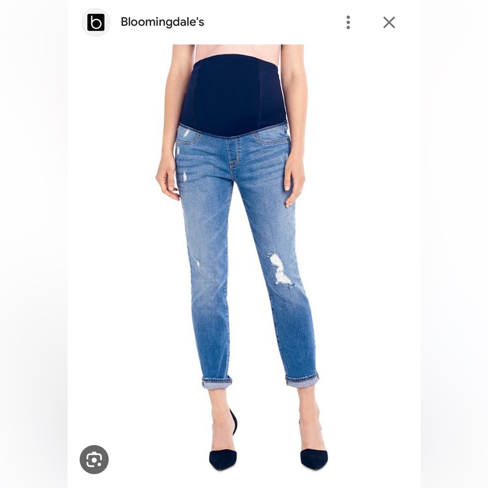 Ingrid & Isabel Boyfriend maternity jean